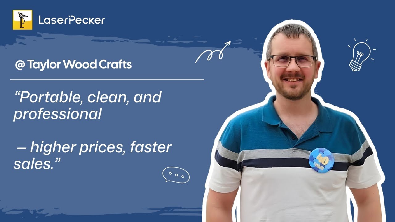 From Hobby to Bestsellers: Bob Taylor’s Woodcraft Journey with LaserPecker LP4