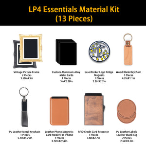 LaserPecker LP4 Essentials Material Kit (13 Pcs)