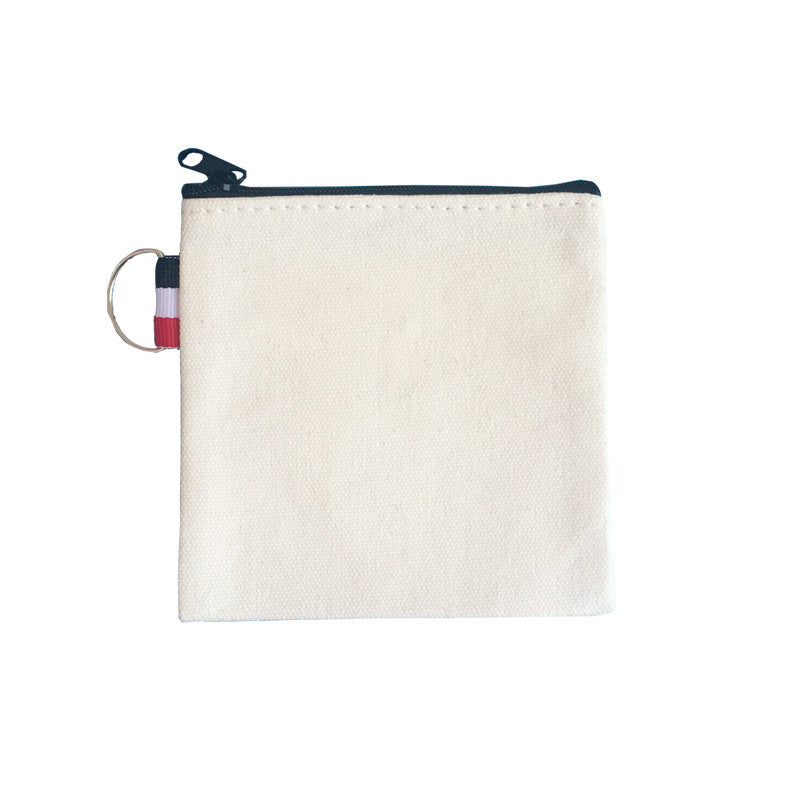 Small white canvas bags top