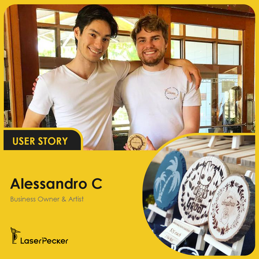 My LaserPecker Story - Meet Alessandro | Artist & Business Owner