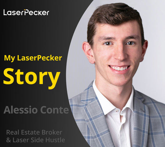 My LaserPecker Story - Meet Alessio Conte | Real Estate Broker & Laser Side Hustle