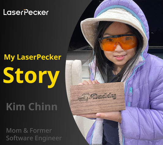 My LaserPecker Story - Meet Kim Chinn |  Mom & Software Engineer