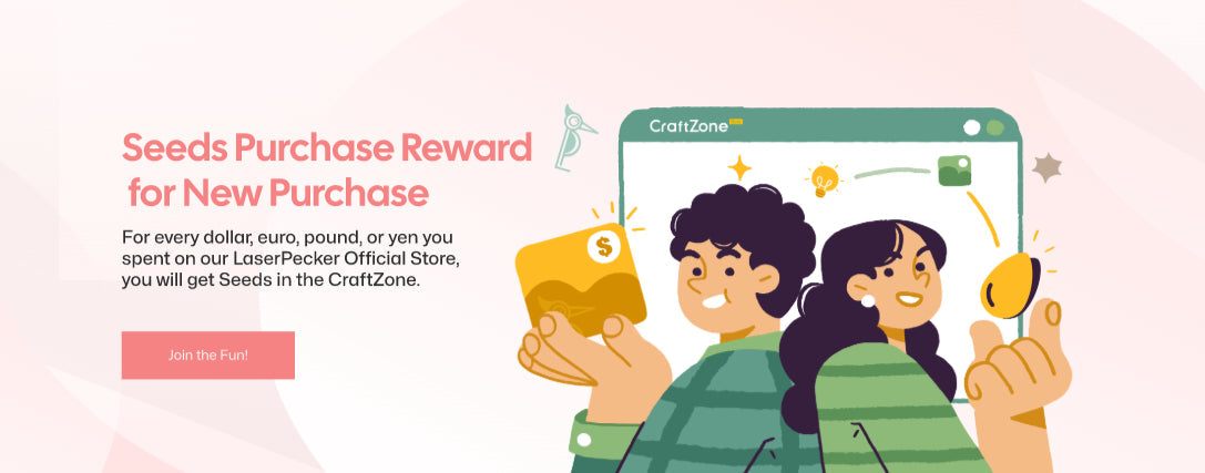 Unlock More Rewards with Seeds Purchase Reward: The More You Shop, The More You Earn!