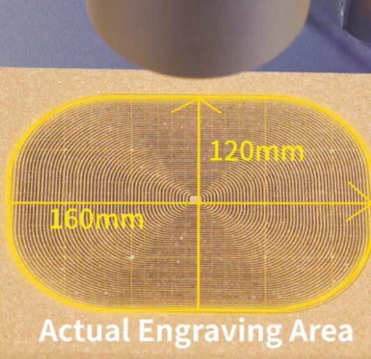 A Close Look at LaserPecker LP4's Engraving Area