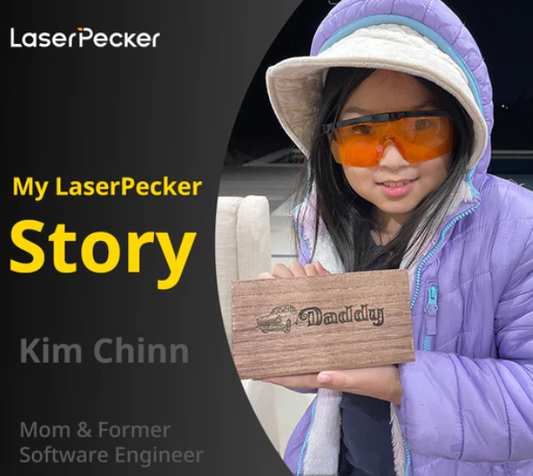 My LaserPecker Story - Meet Kim Chinn | Mom & Software Engineer