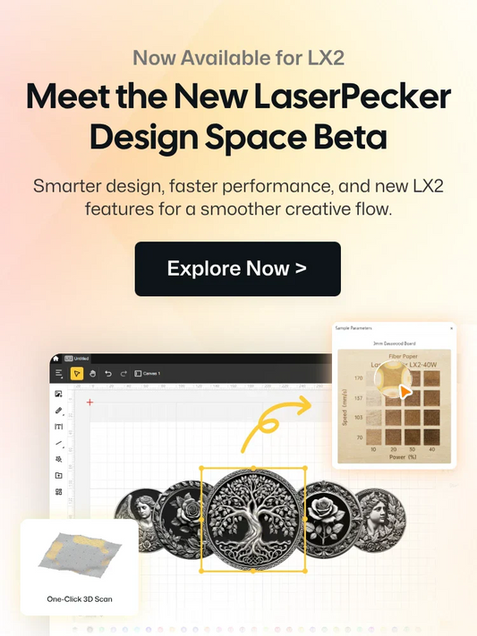 ✨BIG NEWS! LaserPecker Design Space Beta (PC 3.0) is HERE!