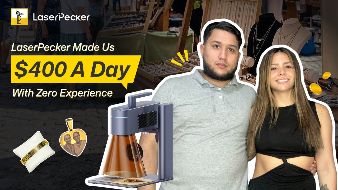 From Zero to $400/Day: How Mery and Cris Built a Jewelry Business with LaserPecker