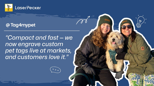 From Pandemic Job Loss to 50,000 Pet Tags: How Tag4MyPet Grew with LaserPecker