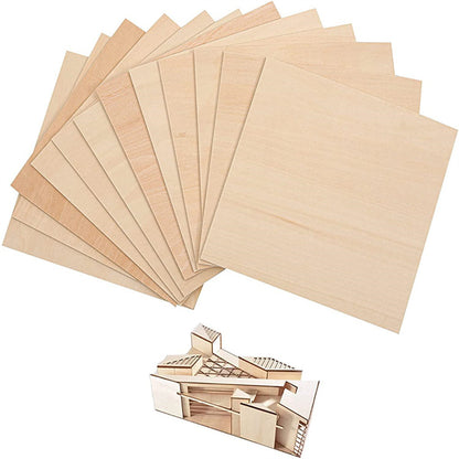 Gravurmaterialien: Holz-Bastelblätter für LP1 Pro/2/4 (10 Stück)