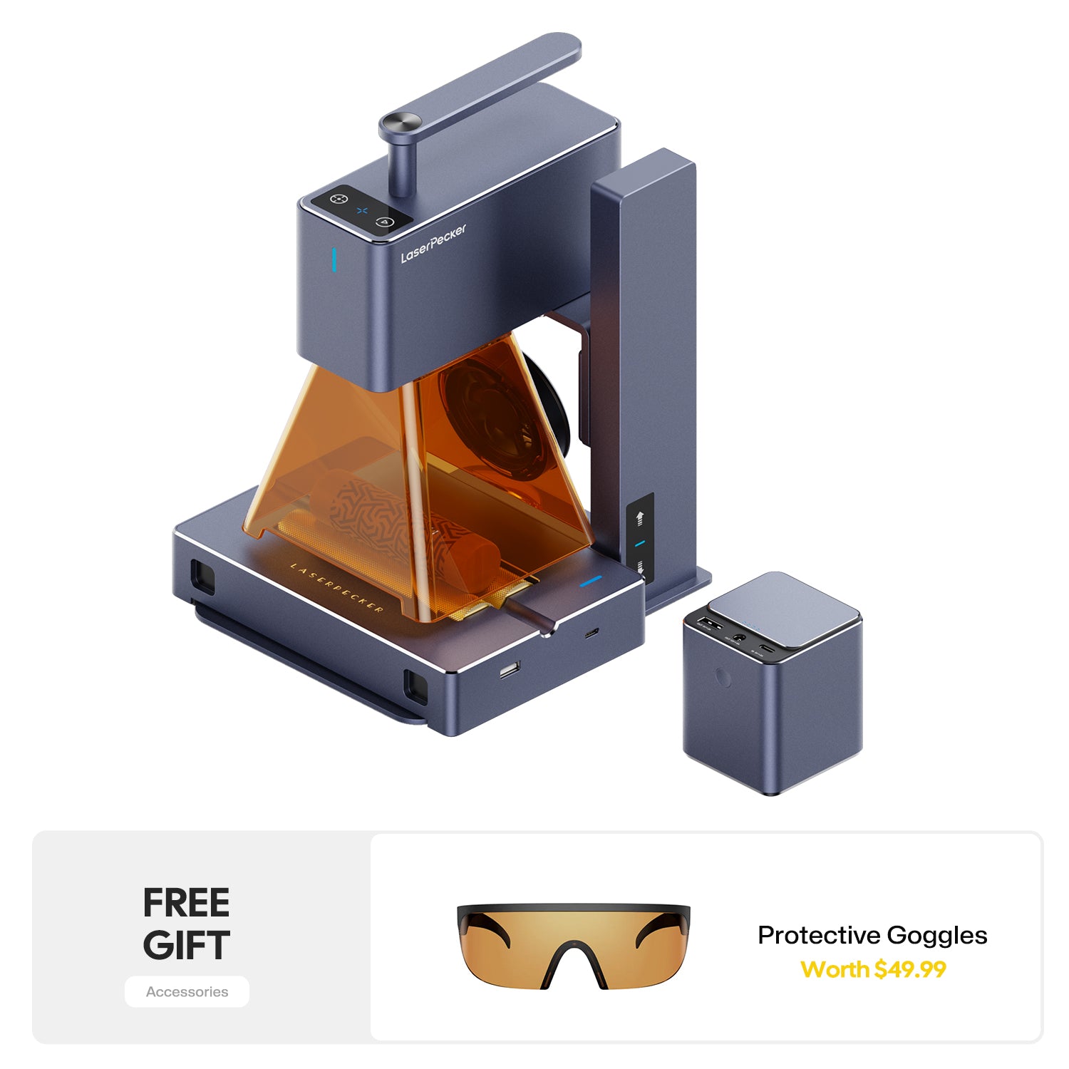 LaserPecker LP2 - Portable and Handleable Laser Engraver