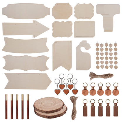 LaserPecker LP2 Wooden Materials DIY Kit (190 Pcs)