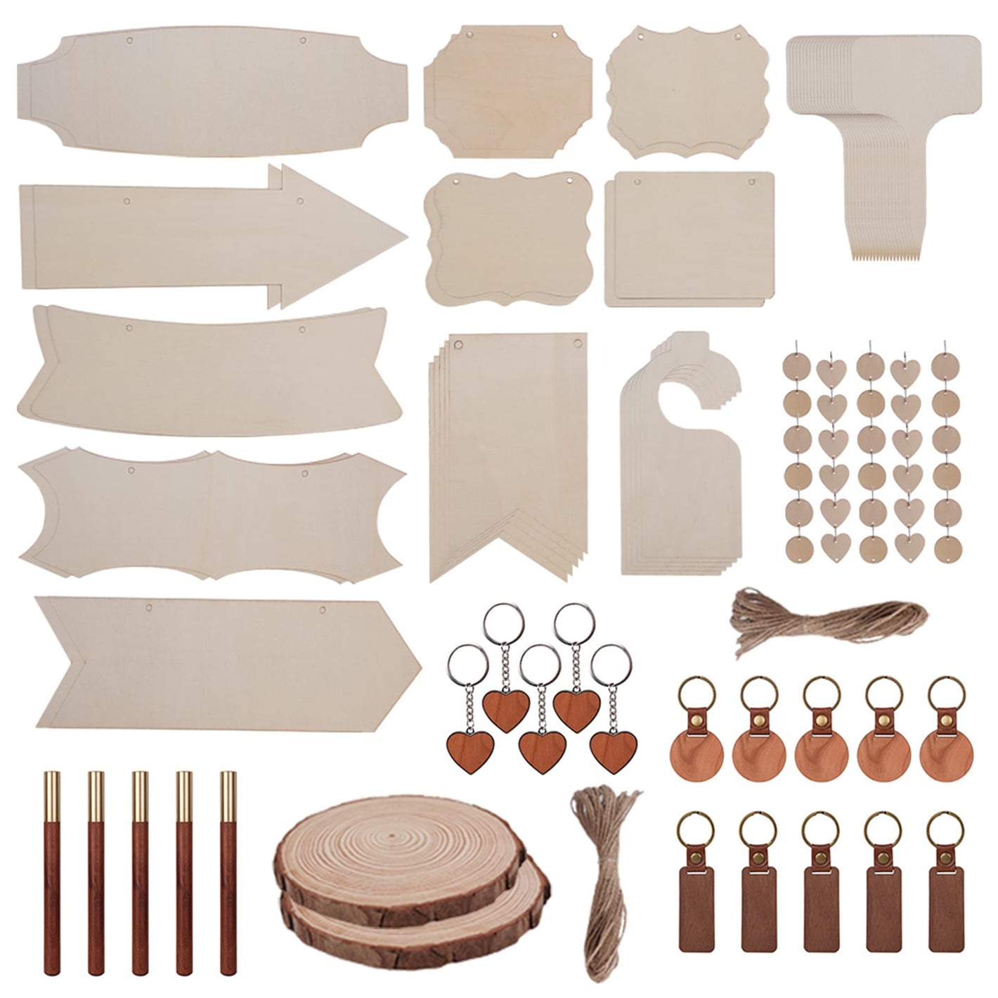 LaserPecker LP2 Wooden Materials DIY Kit(190pcs)