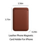 Leder-Telefon-Magnetkartenhalter für iPhone