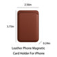 DIY Leather Phone Magnetic Card Holder for iPhone (2 Pcs)