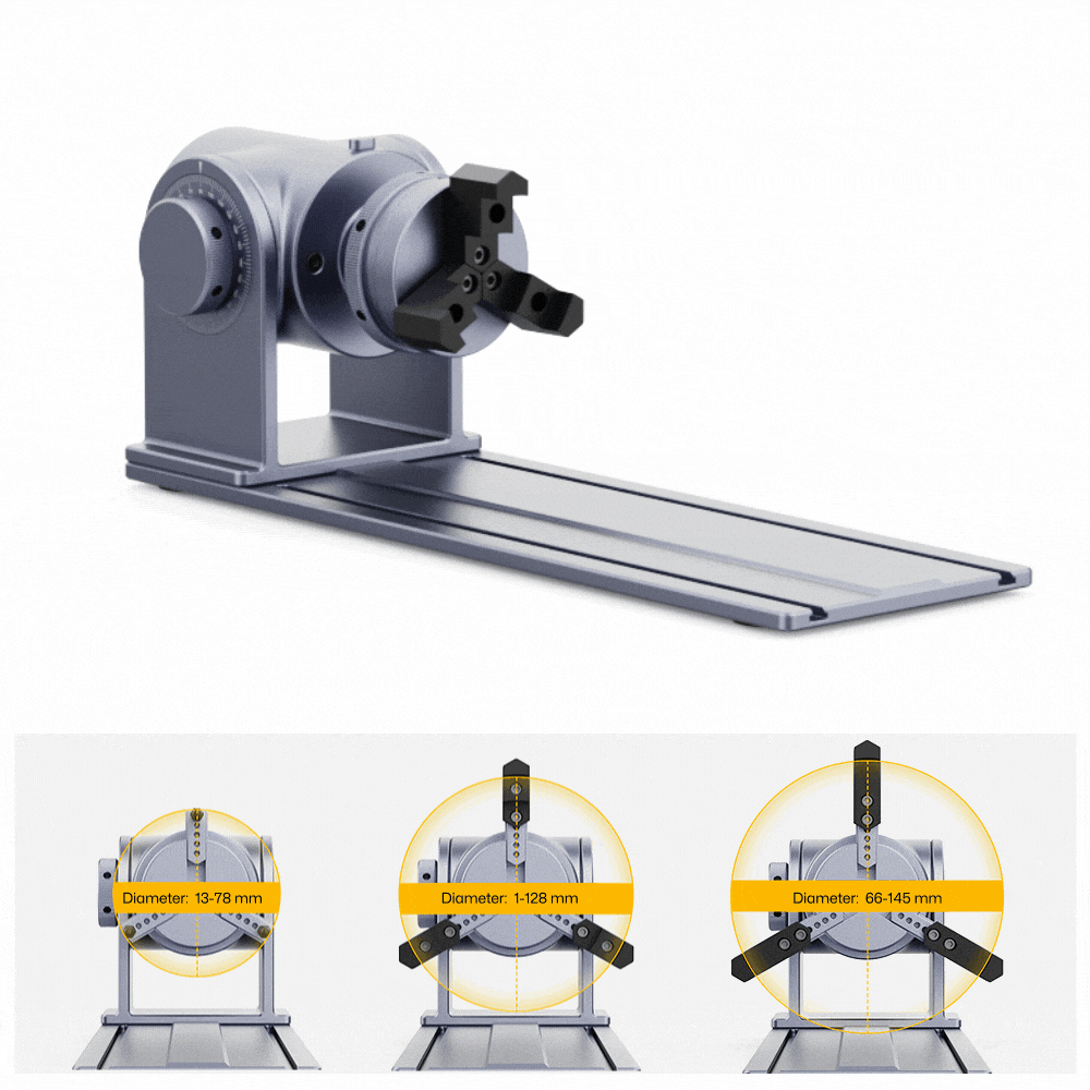 LaserPecker Rotary Extension For LP4/LP5/LX1 Series