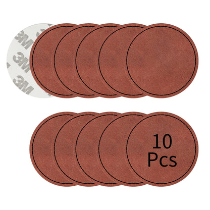 Pu Leather Labels Leather Blank Tag(10 Pcs)