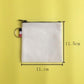 LaserPecker White Color Canvas Small Zipper Purses Pouches, DIY Craft Bags 10 or 30 pcs